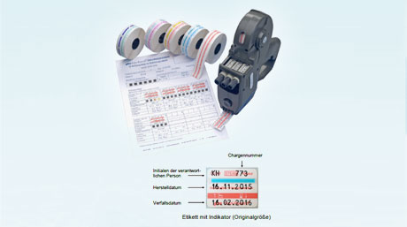  Etikettierzange mit Etiketten gke bestellen bei Witt Dental